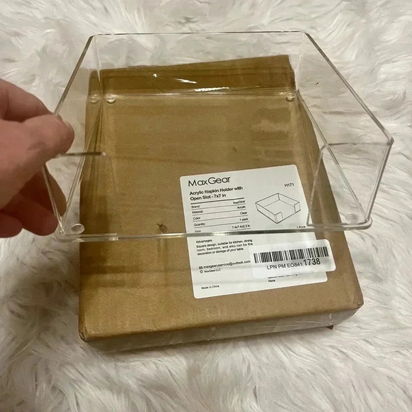 Max gear acrylic napkin holder - Picture 1 of 3